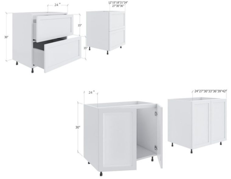 Armoire du bas standard